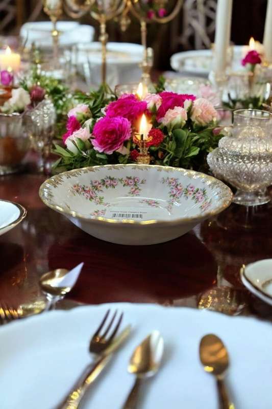 Royal Albert Dimity Rose Fruit Dessert Bowl