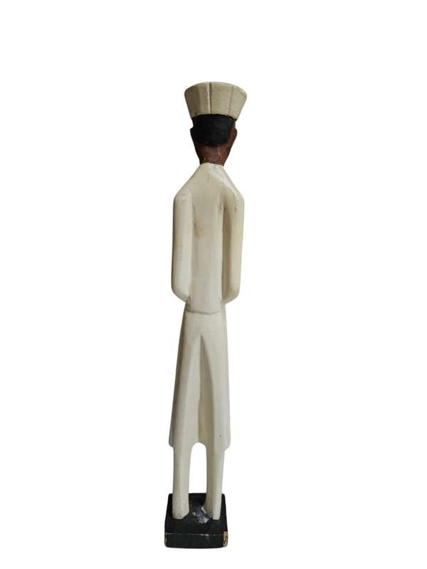 Wooden Colonial Figurine