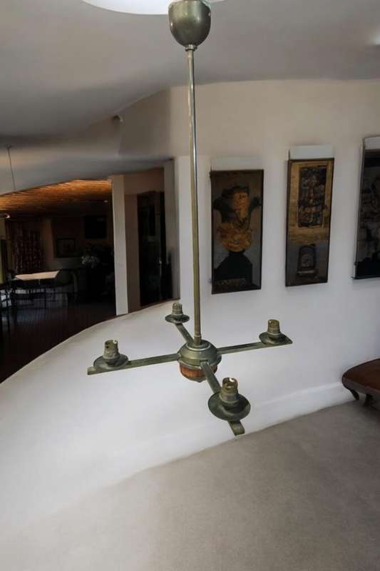 Retro 4 Light Chandelier