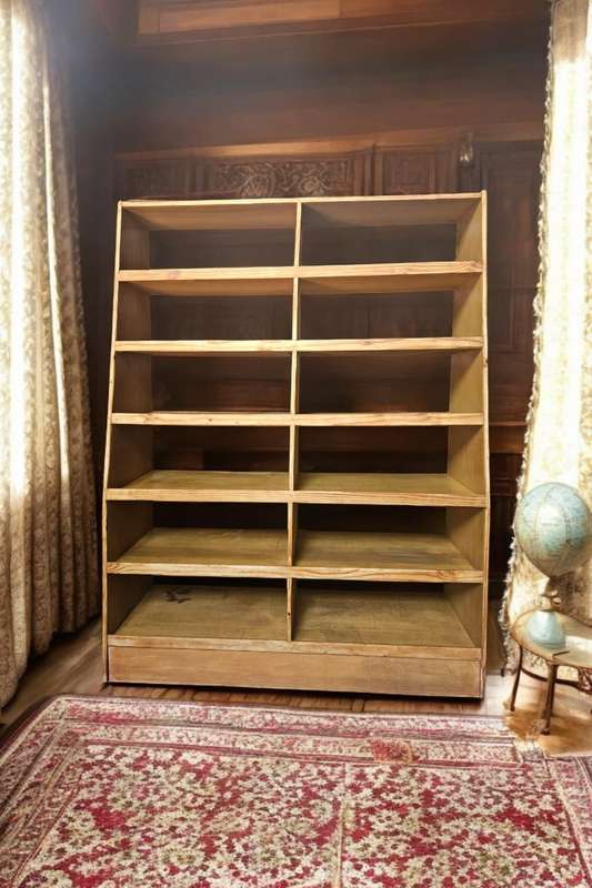 Wooden shelf