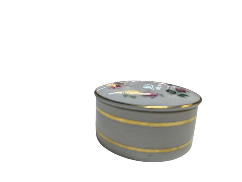 Portmeirion Rose design Stoke on Trent Trinket Box