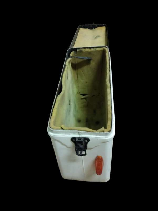 Vintage pair Bike Tique hard bags