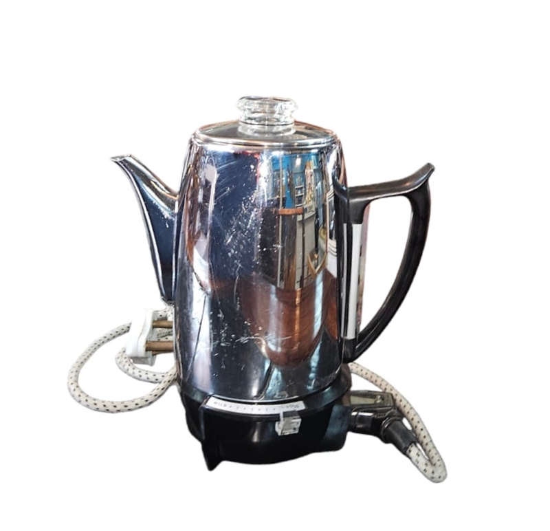 Retro GE General Electric 15P31 Automatic Percolator Coffee Pot with Cord B27