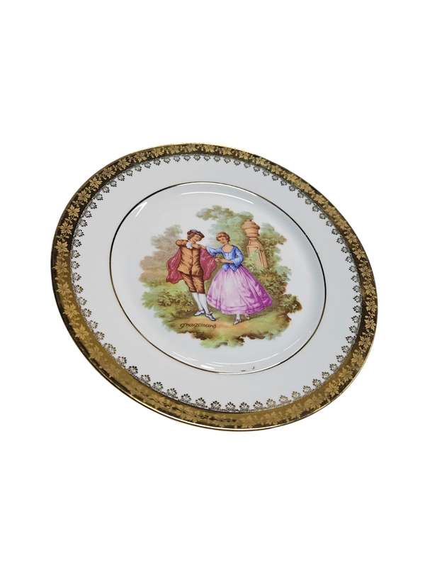 Vintage Goudeville Limoges France plate