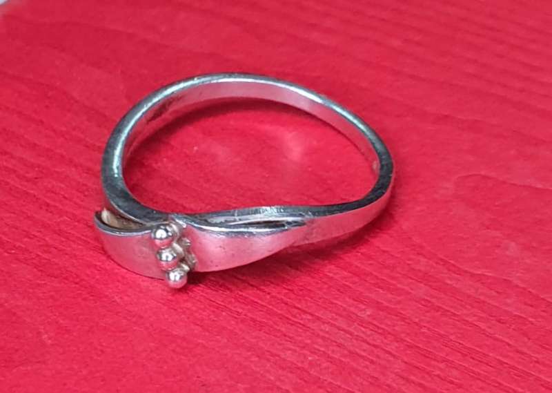 Sterling silver ring 925 Size M/N