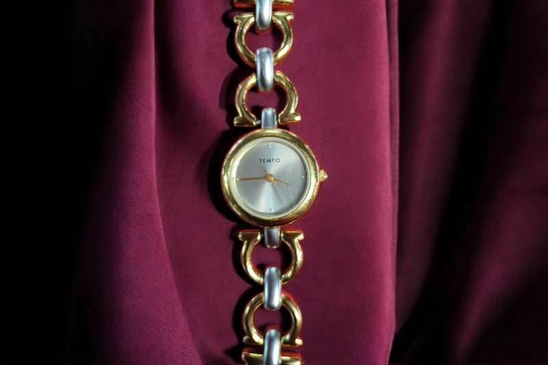 Tempo Gold & Silver Tone Ladies Bracelet Watch T1410L