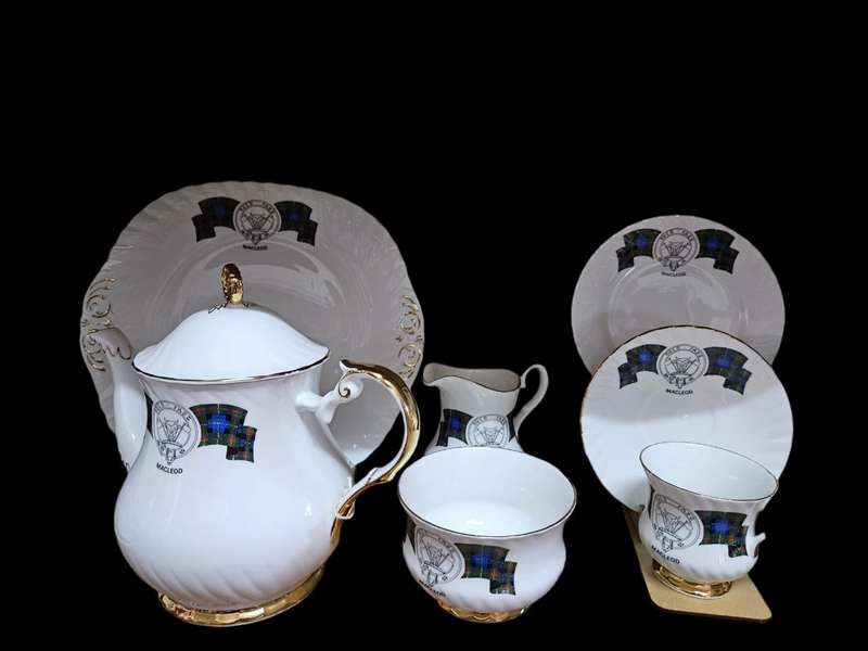 Vintage Scottish Macleod Tea Set