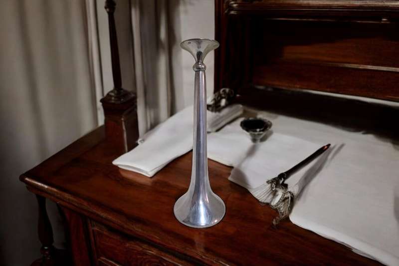 Vintage silver candlestick