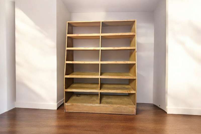 Wooden shelf