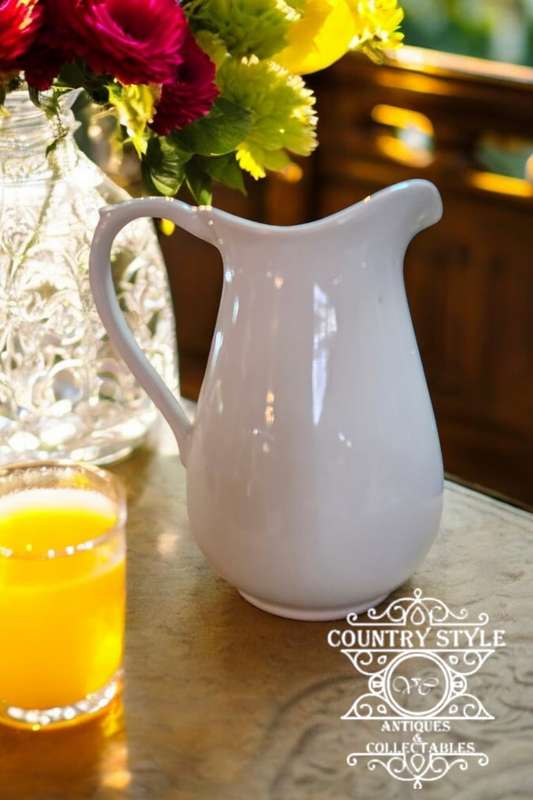Large porcelain pitcher