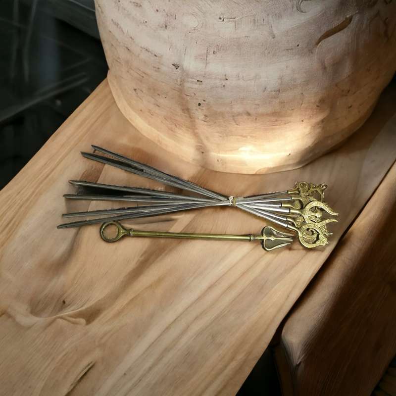 Turkish Brass & Stainless Steel Shish