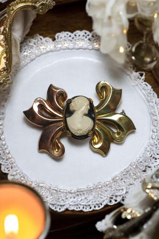 Vintage Cameo Brooch