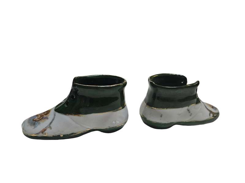 Vintage decorative miniature shoes