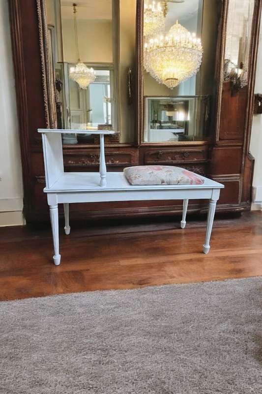 Painted Hartmann and Kepler telephone table