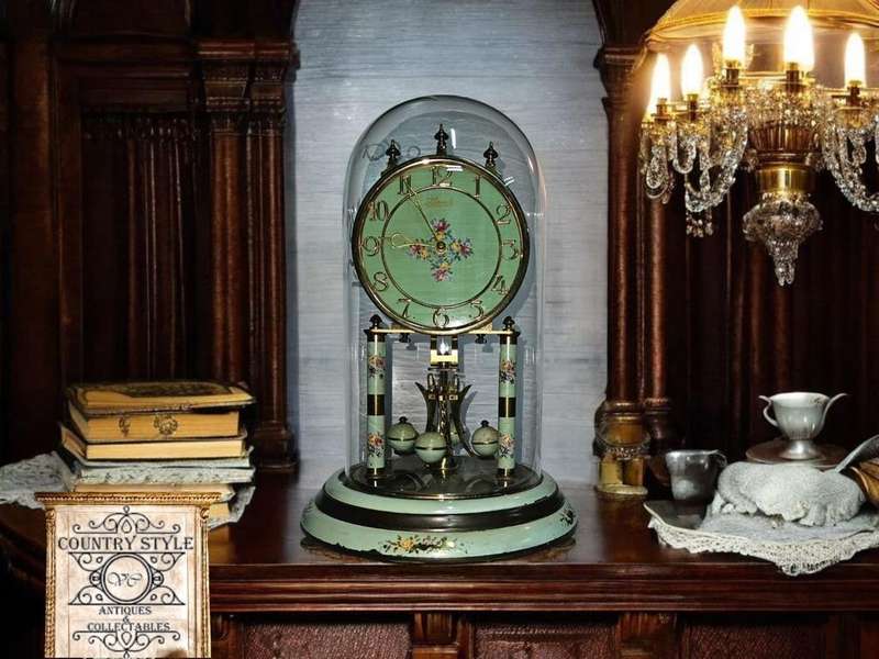 Franz Hermle & Sohne (FHS) "Mademoiselle" mantle clock