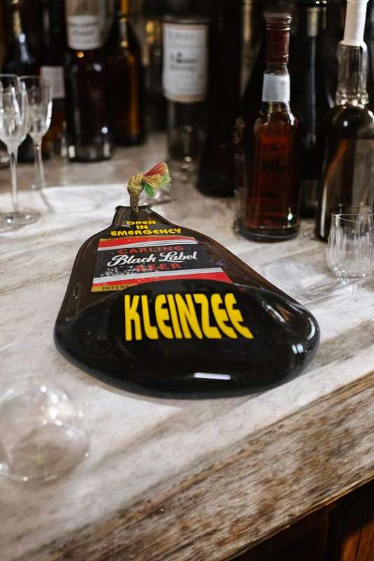 Black Label glass bottle Kleinzee