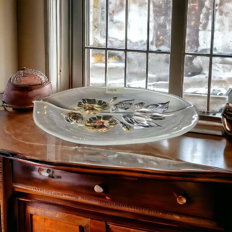 Mikasa Walther Glass Crystal Canape Plate