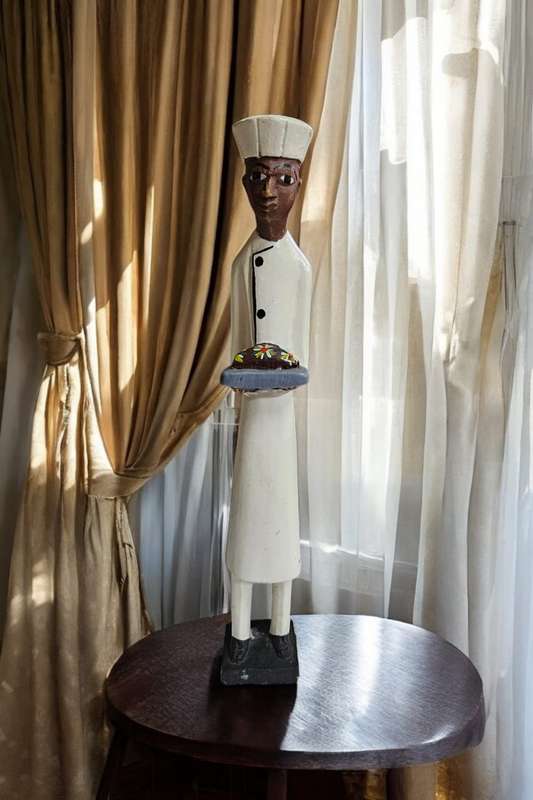Wooden Colonial Figurine