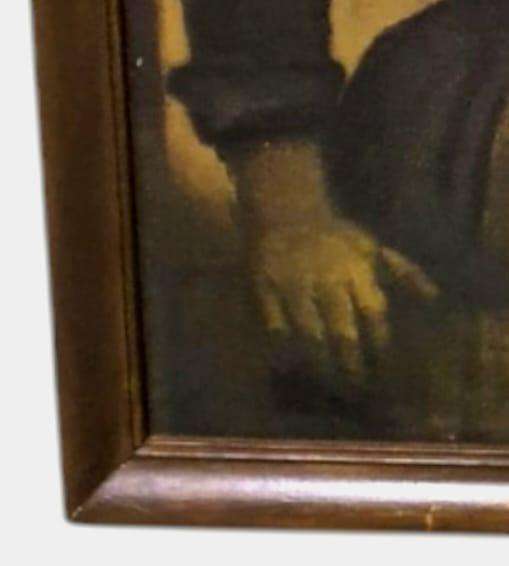 Rembrandt Van Ryn - Young Girl At Opened Half Door print