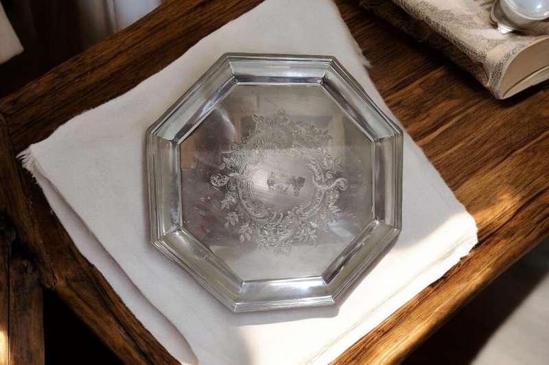 Viners Silver plated Sheffield serving tray