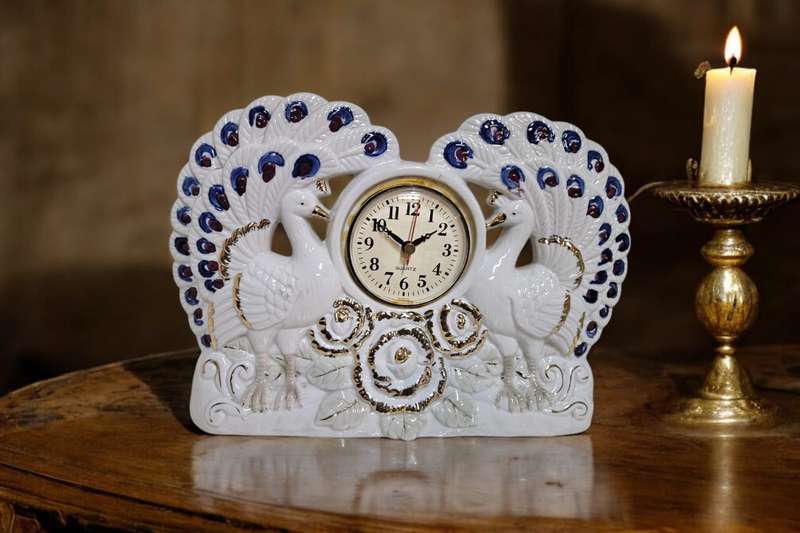 Porcelain Mantel Clock