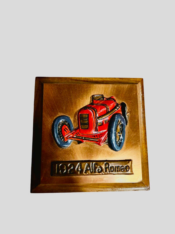 Vintage copper plaques
