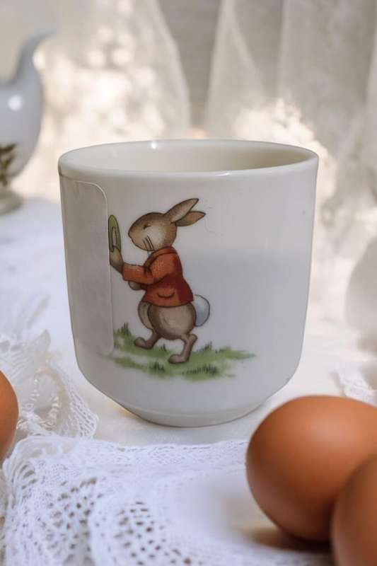 From 1936 with our Royal Doulton of England "Bunnykins" egg cup