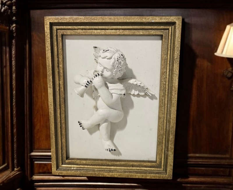 Angel Framed in a Golden Frame
