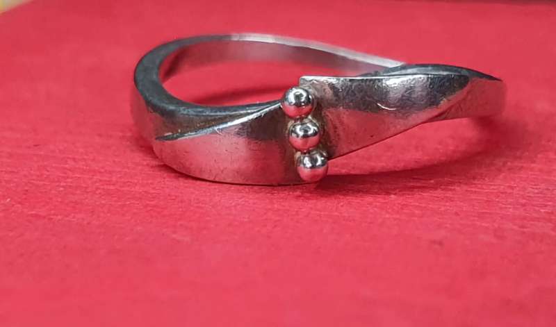Sterling silver ring 925 Size M/N