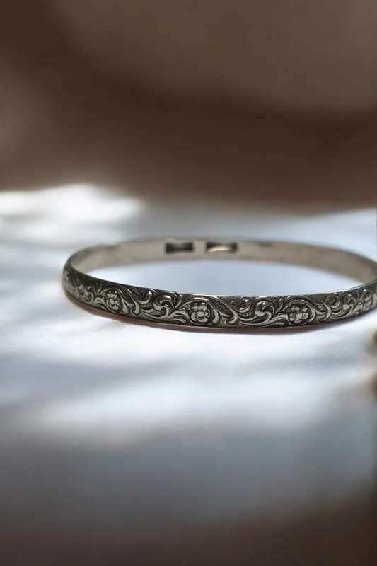 Canadian Silver bangle