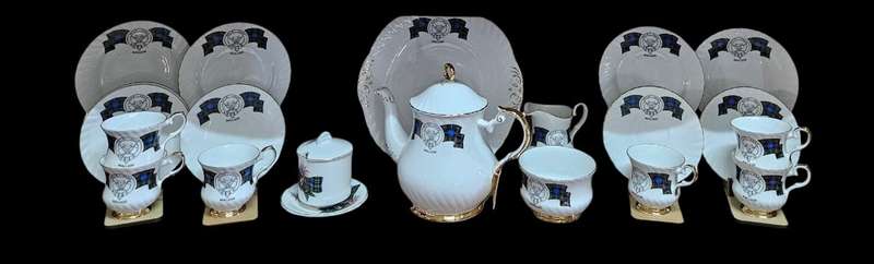 Vintage Scottish Macleod Tea Set