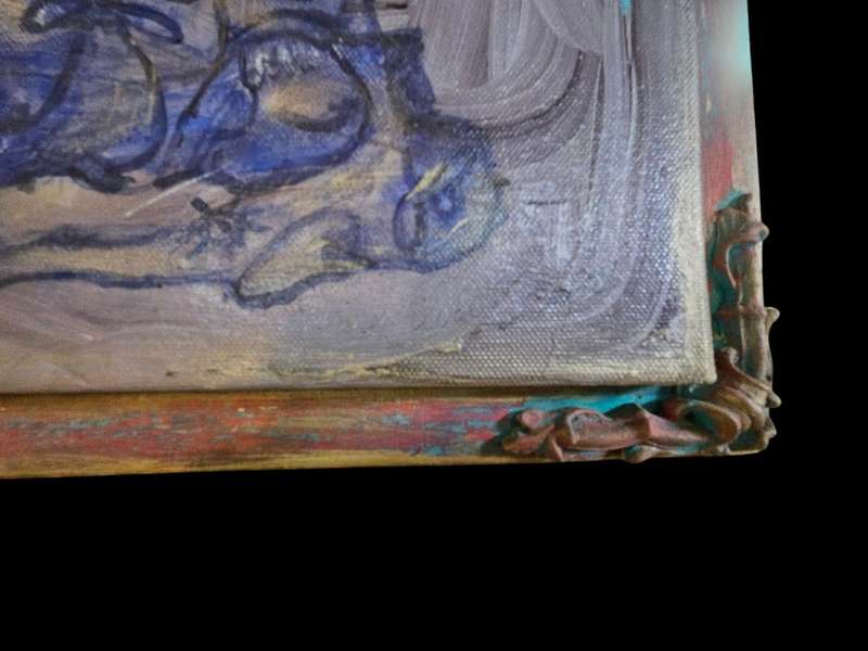 Laughing Buddha oil on Canvas