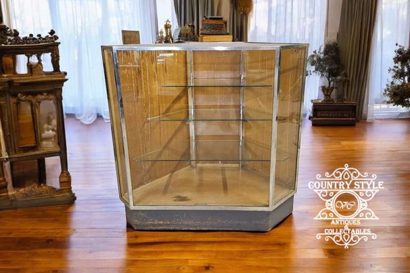 Hexagonal Corner Cabinet