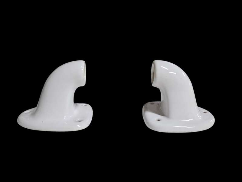 Vintage Ag Gillies porcelain Towel Rail fittings