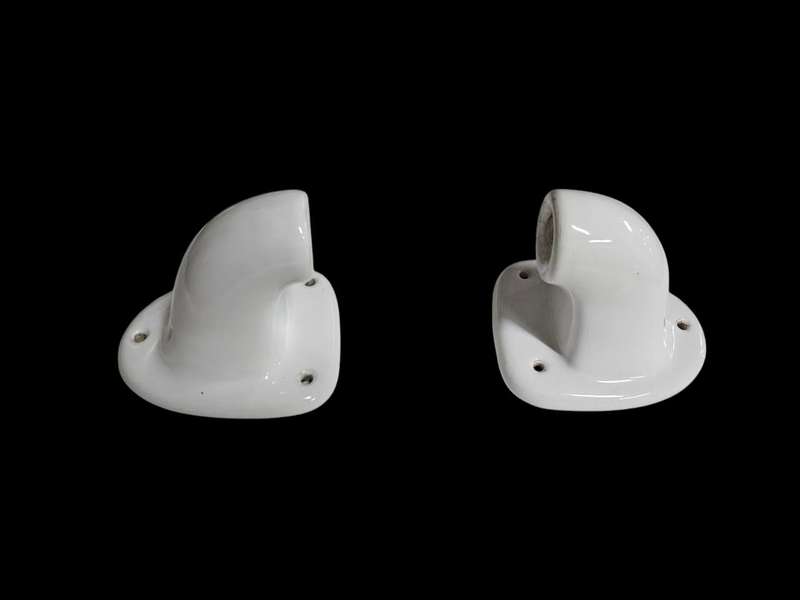 Vintage Ag Gillies porcelain Towel Rail fittings