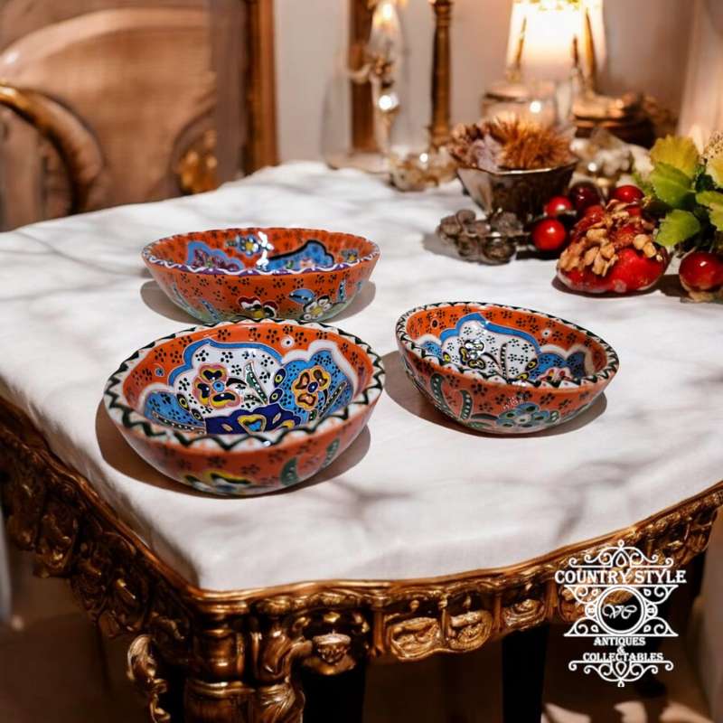 Turkish Ceramics Hand Painted Ceramic Bowls