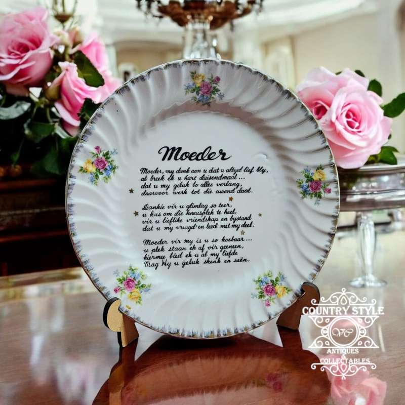 Mother Poem Plate by Elveco