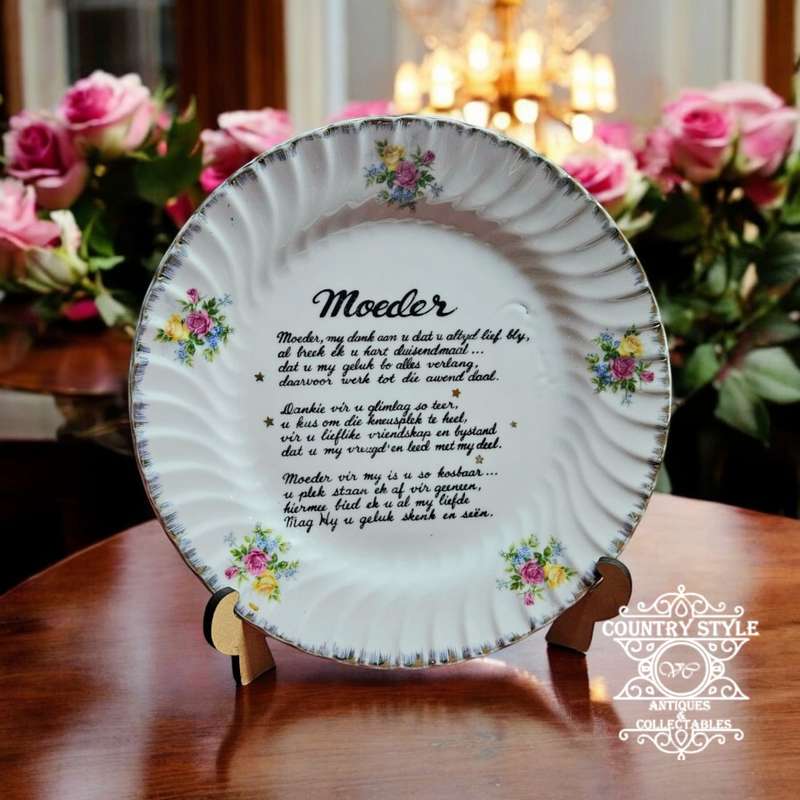 Mother Poem Plate by Elveco