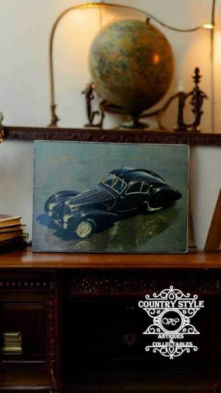 Bugatti Coupé Print on Board