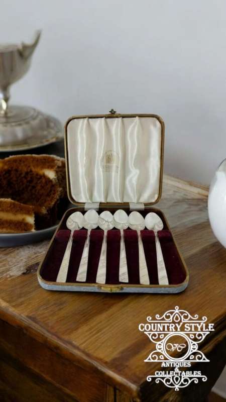 Set of 6 Vinners LTD Tea Spoons