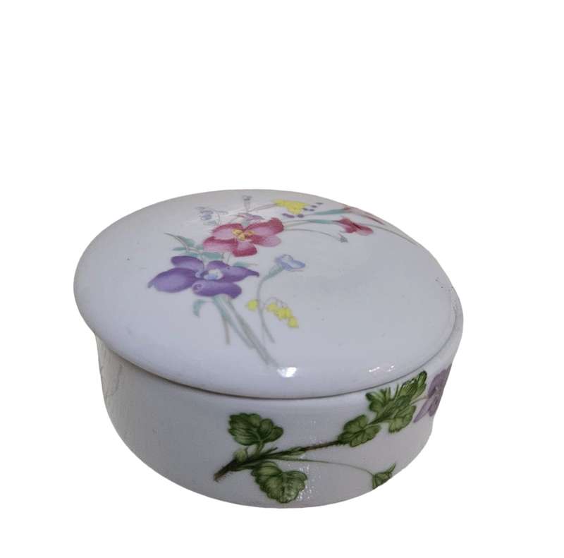 De Paris Floral Porcelain Ring/Trinket Box