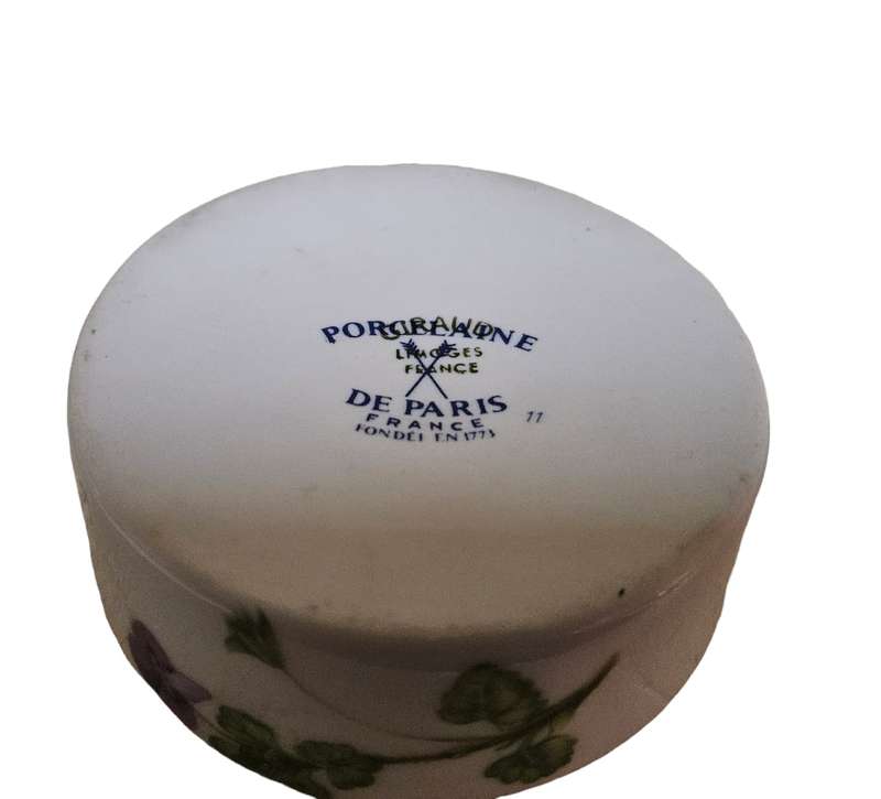 De Paris Floral Porcelain Ring/Trinket Box