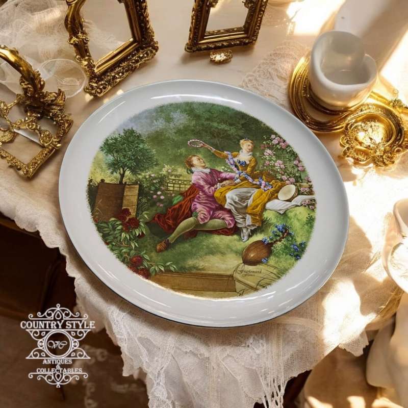 Vintage Constantia Fine China "Fragonard France" plate