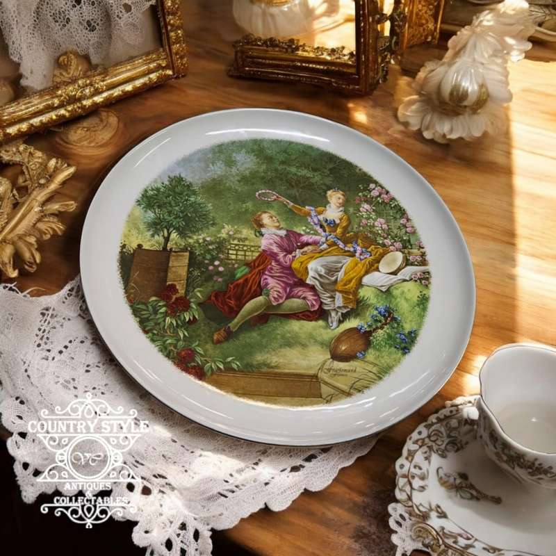 Vintage Constantia Fine China "Fragonard France" plate