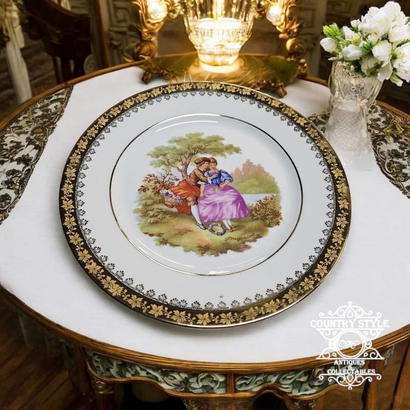 Vintage Goudeville Limoges France plate