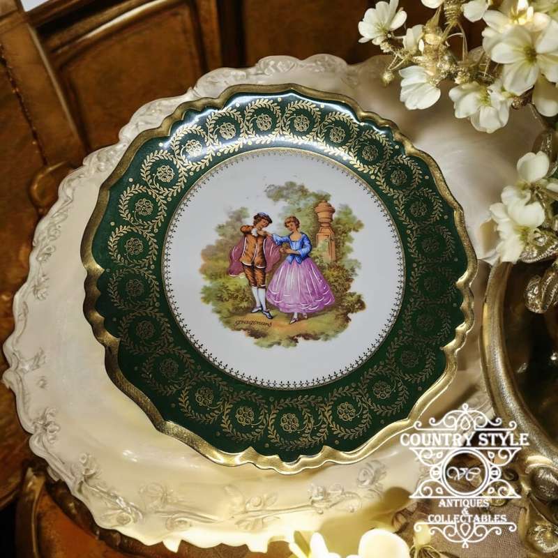 Limoges France Jammet Seignolles plate