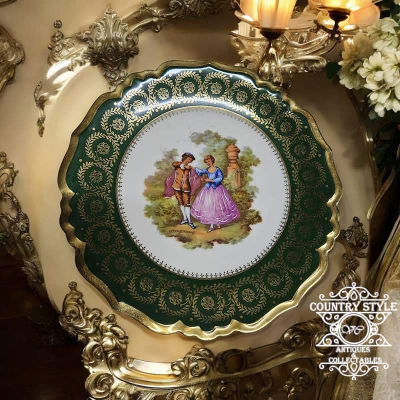 Limoges France Jammet Seignolles plate