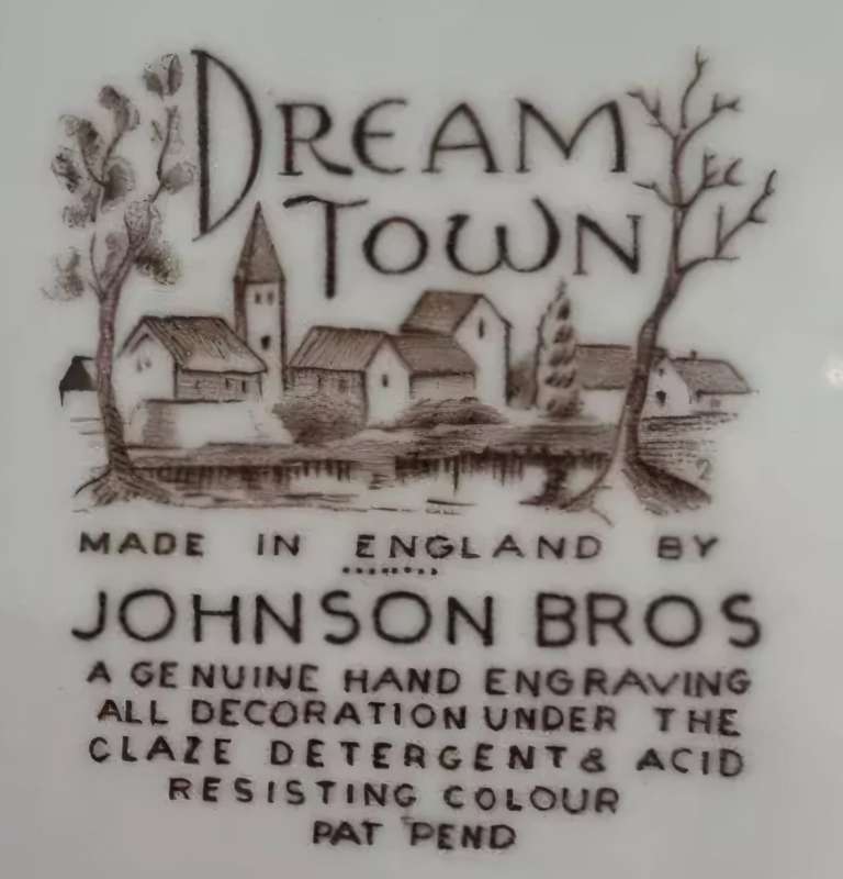 Dream Town by Johnson Bros large plate