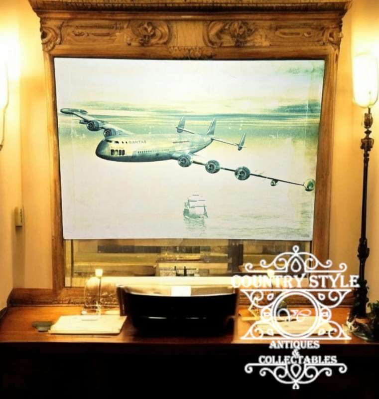 Canvas of a Boeing 747 long range airliner
