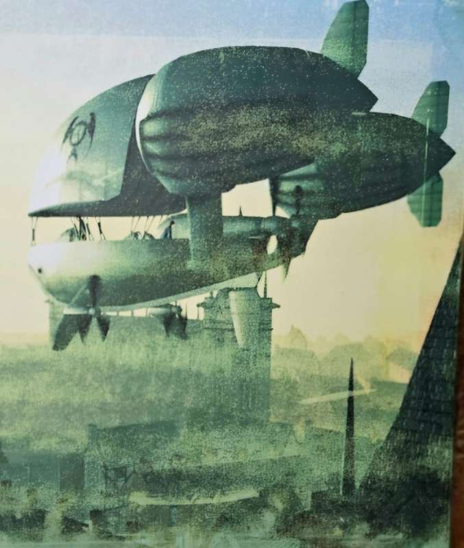Canvas of a 1906 airship